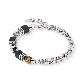 Браслет Black-Silver