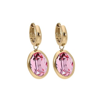 Серьги Creole TIVOLA small G light rose