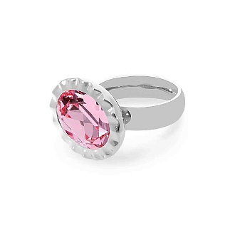 Кольцо TIVOLA UNICA big (S/P) Light rose 60