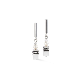 Серьги White-Silver