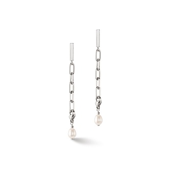 Серьги White-Silver