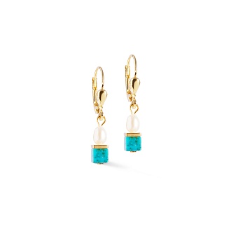 Серьги Turquoise-Green