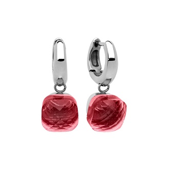 Серьги Firenze padparadscha