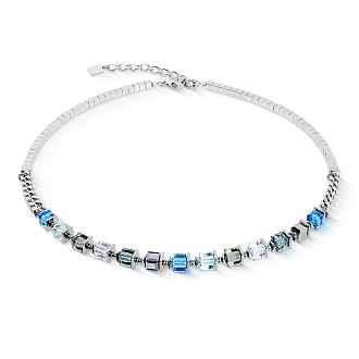 Колье Blue-Silver