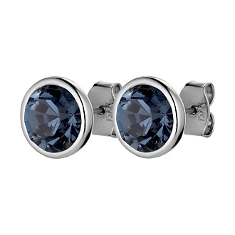Пусеты DIA SS ROYAL BLUE