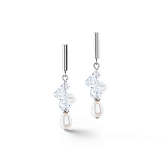 Серьги White-Silver
