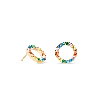 Серьги Multicolor Gold