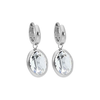 Серьги Creole TIVOLA small S crystal