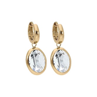Серьги Creole TIVOLA small G crystal