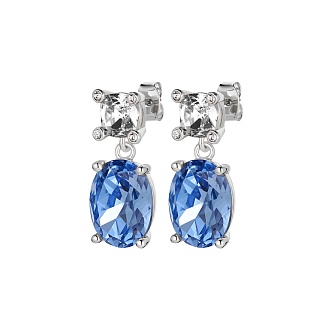 Серьги ANTONIA SS LIGHT BLUE/CRYSTAL