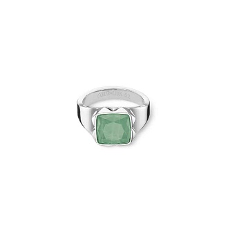 Кольцо Green-Silver