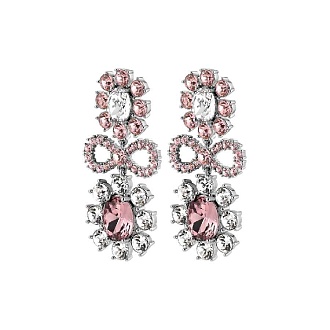Серьги LILLIAN SS ROSE/CRYSTAL