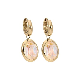 Серьги Creole TIVOLA small G ivory cream delite