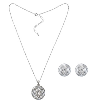 Комплект колье+серьги