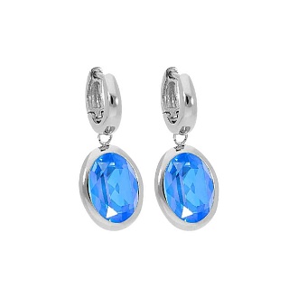 Серьги Creole TIVOLA small S royal blue delite