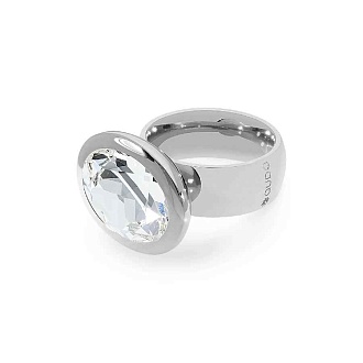 Кольцо TIVOLA big S crystal  17.2 мм