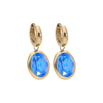 Серьги Creole TIVOLA small G royal blue delite