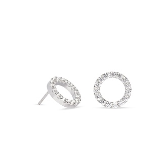 Серьги Crystal-Silver