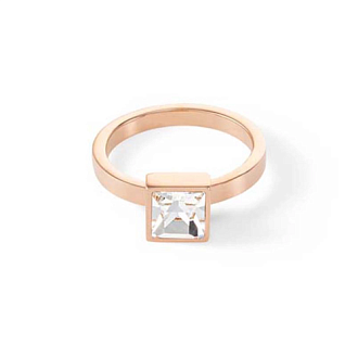 Кольцо Brilliant Square Rose Gold