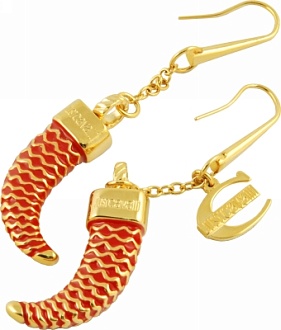 WC1N204O RED POSH ORECC.CHARMS PVD O METALLO (PS)