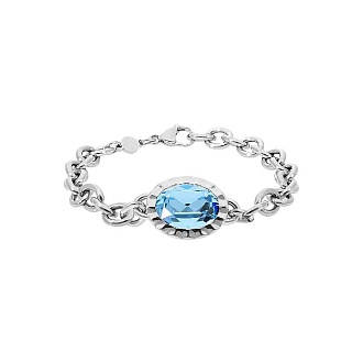 Браслет TIVOLA UNICA big (S/P) Aquamarine