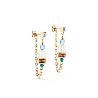 Серьги Multicolour Gold