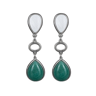 Серьги Madre, Q. Verde