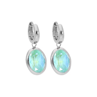 Серьги Creole TIVOLA small (S/P) Silky sage delite