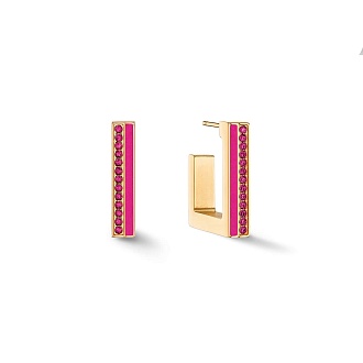 Пусеты Pink-Gold