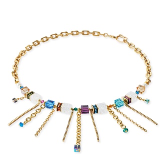Колье Multicolour Gold