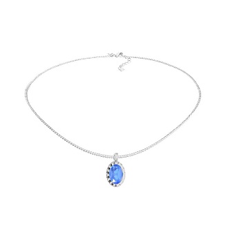 Колье TIVOLA UNICA big (S/P) Royal blue delite 3cm
