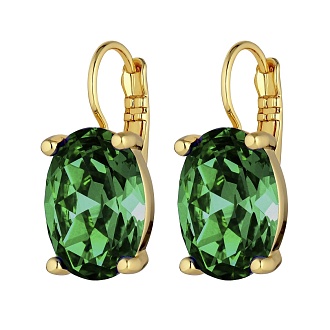 Серьги CHANTAL SG EMERALD  GREEN