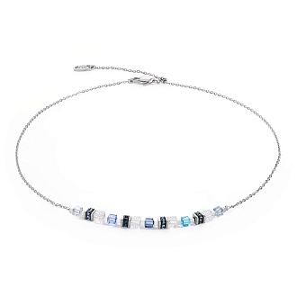 Колье Blue-Silver