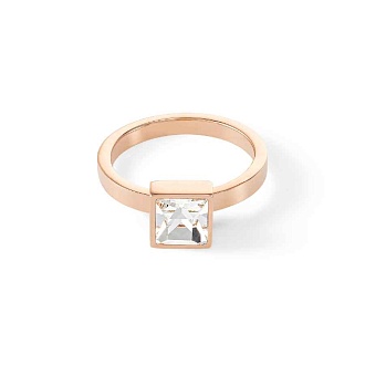 Кольцо Brilliant Square Rose Gold