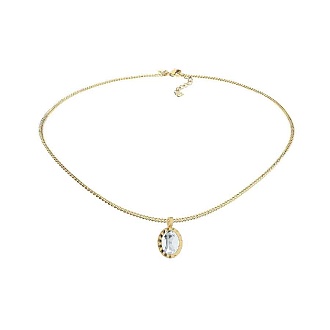 Колье TIVOLA UNICA big (G/P) Crystal 3cm