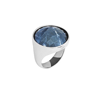 Кольцо  pearl sodalite 18.5 мм