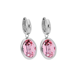 Серьги Creole TIVOLA small S light rose