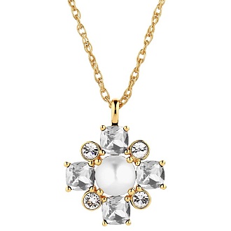 Колье SASSI SG CRYSTAL / WHITE PEARL
