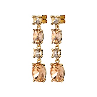Серьги CORNELIA SG PEACH/GOLDEN