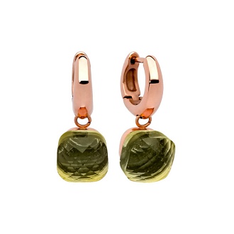 Серьги Firenze olivine
