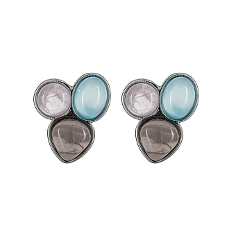 Серьги Azul, Q.Roze, Obs Fume