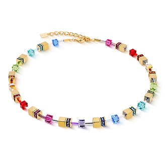 Колье Multicolour Rainbow-Gold