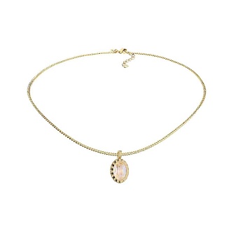 Колье TIVOLA UNICA big (G/P) Ivory cream delite 3cm