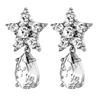 Серьги HYDRA SS CRYSTAL